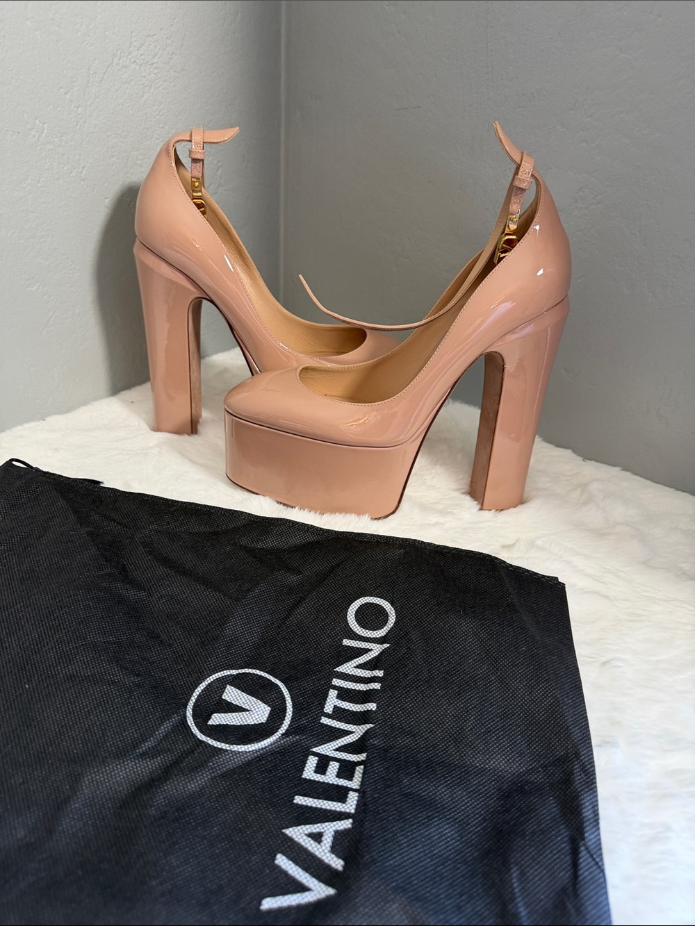 Valentino Nude Platform Heels NWT